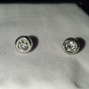 Elegant Silver Stud Earrings
